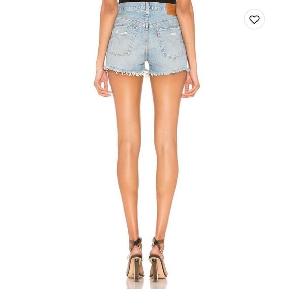 Levi’s 24 501 High Rise Short in Fault Line - Picture 2 of 8